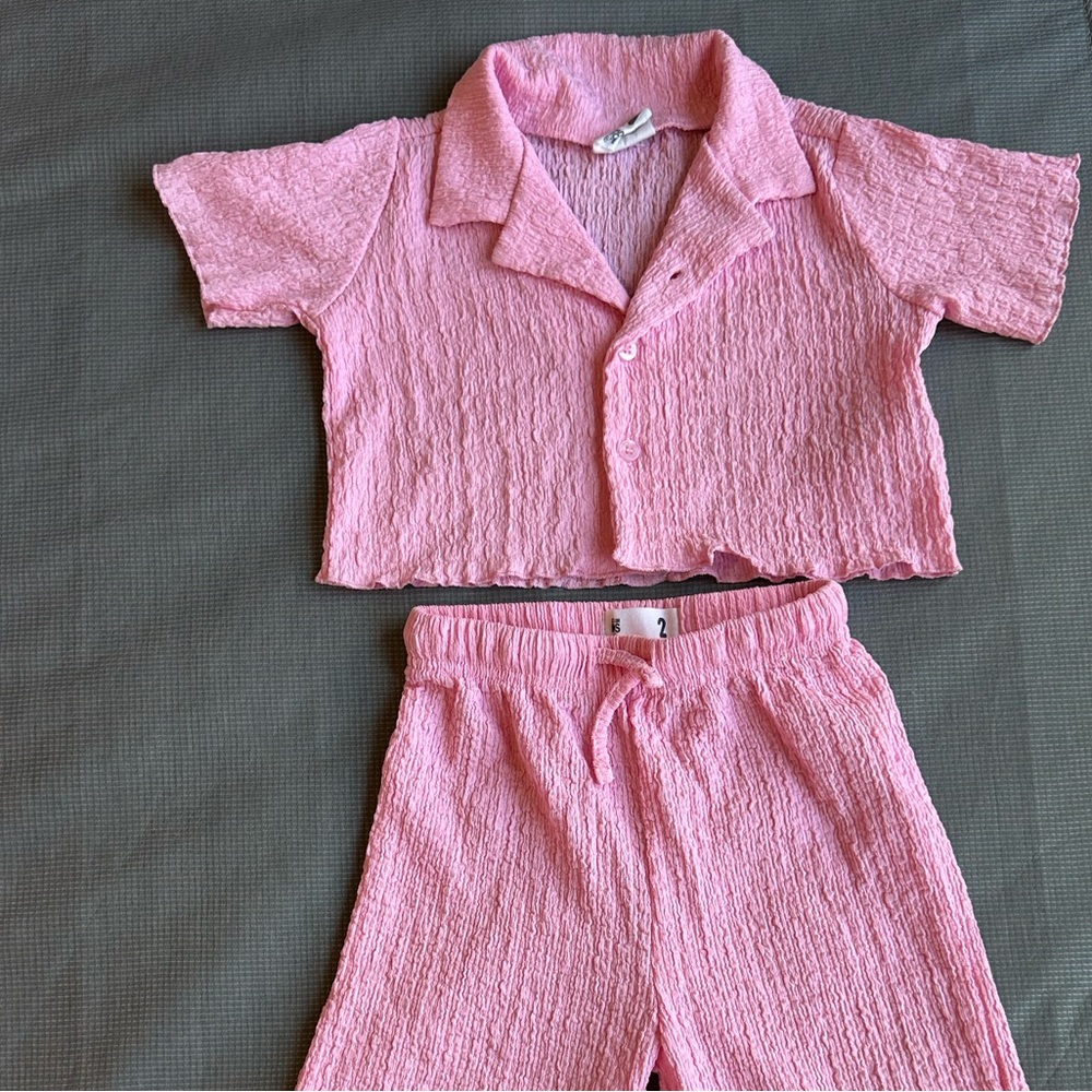 Cotton On Pink Kids Pajama Set
